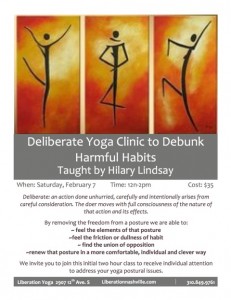 Deliberate Yoga Clinic - Hilary Lindsay